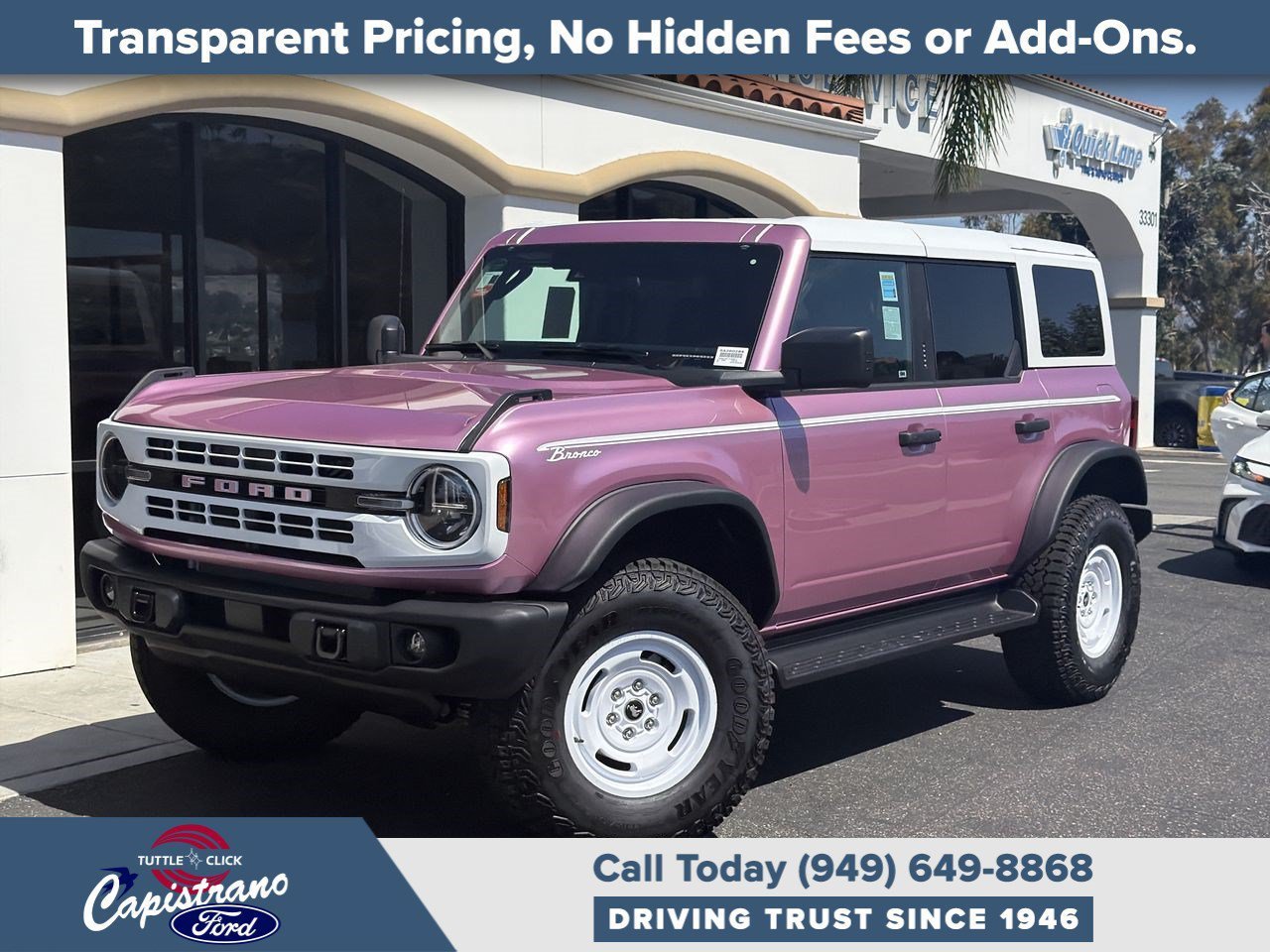 New 2026 Ford Bronco Heritage Edition AWD/4WD image 1