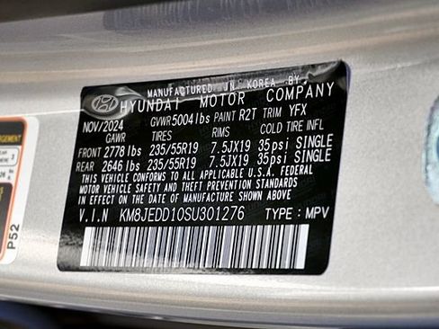 Certified 2025 Hyundai Tucson Limited AWD/4WD image 38