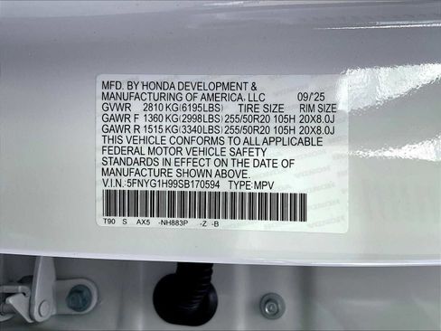 New 2025 Honda Pilot Black Edition image 17