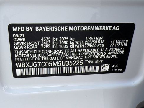 Used 2021 BMW X1 sDrive28i w/ Convenience Package FWD image 26