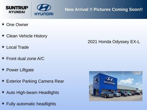 Used 2021 Honda Odyssey EX-L image 2