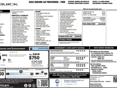 Used 2024 Buick Encore GX Preferred FWD image 2