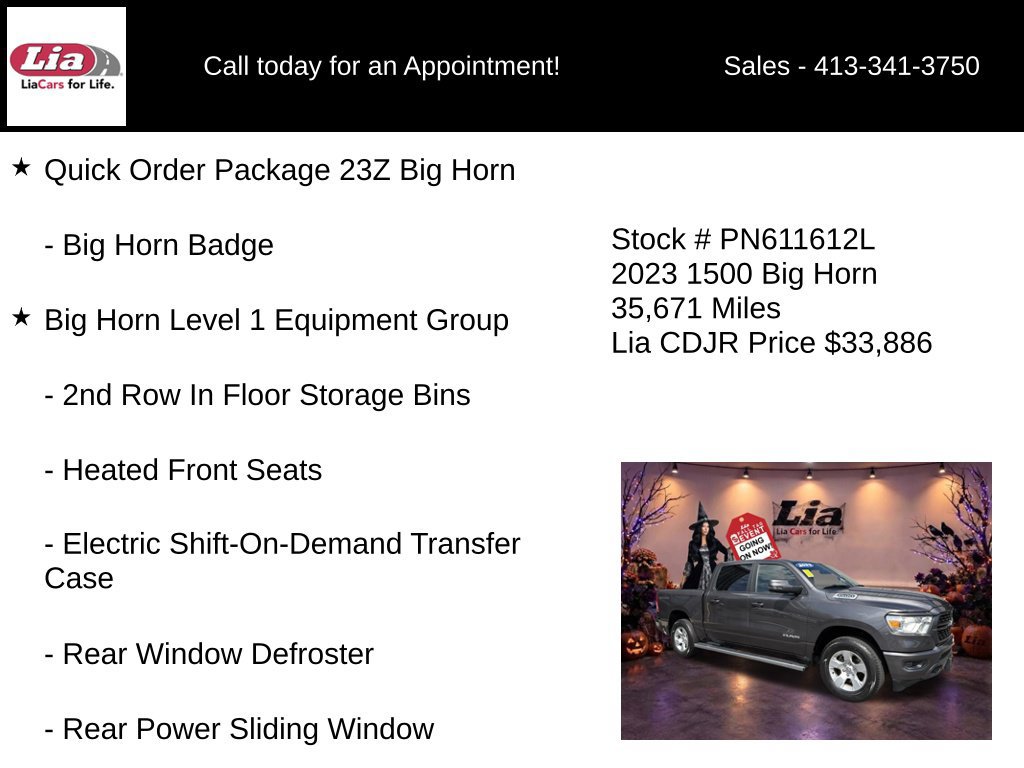 Certified 2023 RAM 1500 Big Horn AWD/4WD image 6