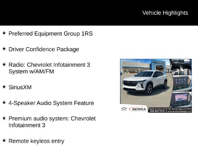 Certified 2024 Chevrolet Trax RS w/ Driver Confidence Package FWD image 4