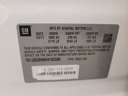 Used 2017 Chevrolet Sonic LT FWD image 33