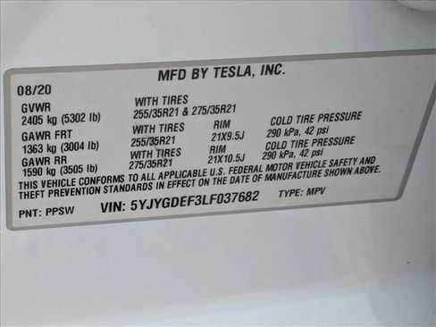 Used 2020 Tesla Model Y Performance image 22