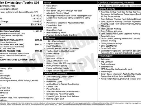 Used 2024 Buick Envista Sport Touring w/ Convenience I Package FWD image 11