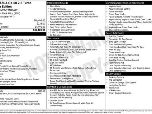 New 2026 MAZDA CX-50 Meridian Edition AWD/4WD image 24