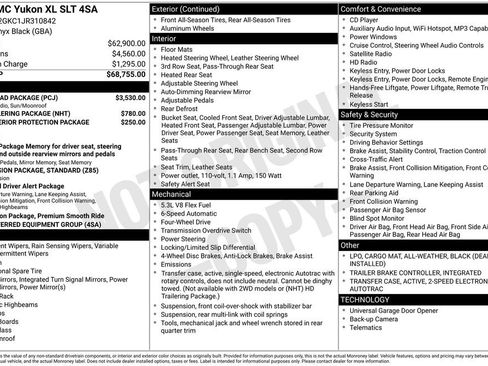 Used 2018 GMC Yukon XL SLT w/ Open Road Package image 36