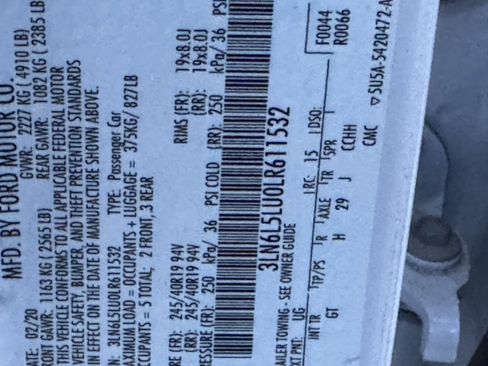 Used 2020 Lincoln MKZ Reserve image 43