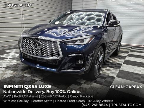 Used 2025 INFINITI QX55 Luxe w/ Cargo Package AWD/4WD image 1