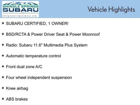 Certified 2025 Subaru Crosstrek 2.5i Sport AWD/4WD image 36