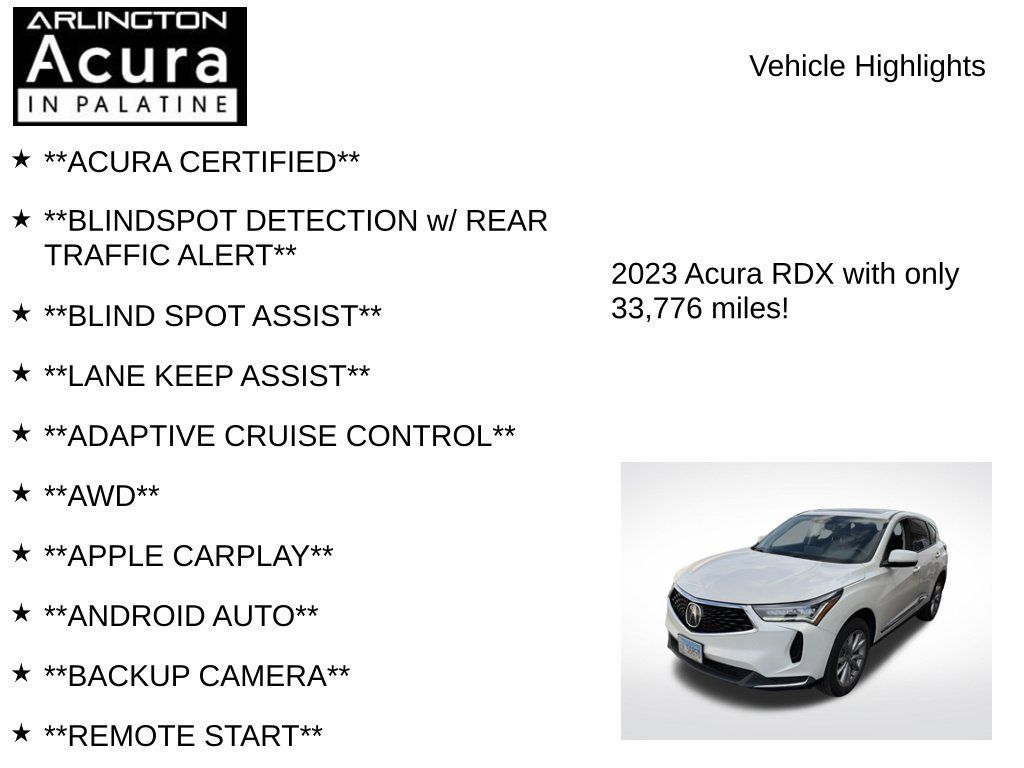 Used 2023 Acura RDX AWD image 7