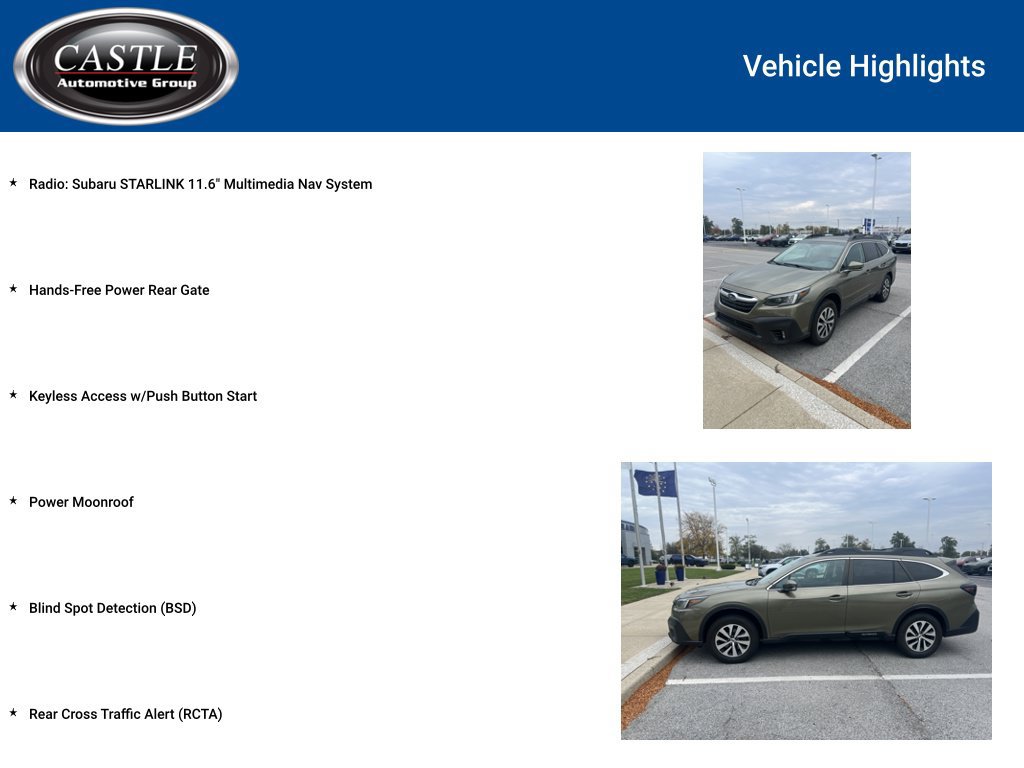 Used 2021 Subaru Outback Premium w/ Popular Package #1 AWD/4WD image 8