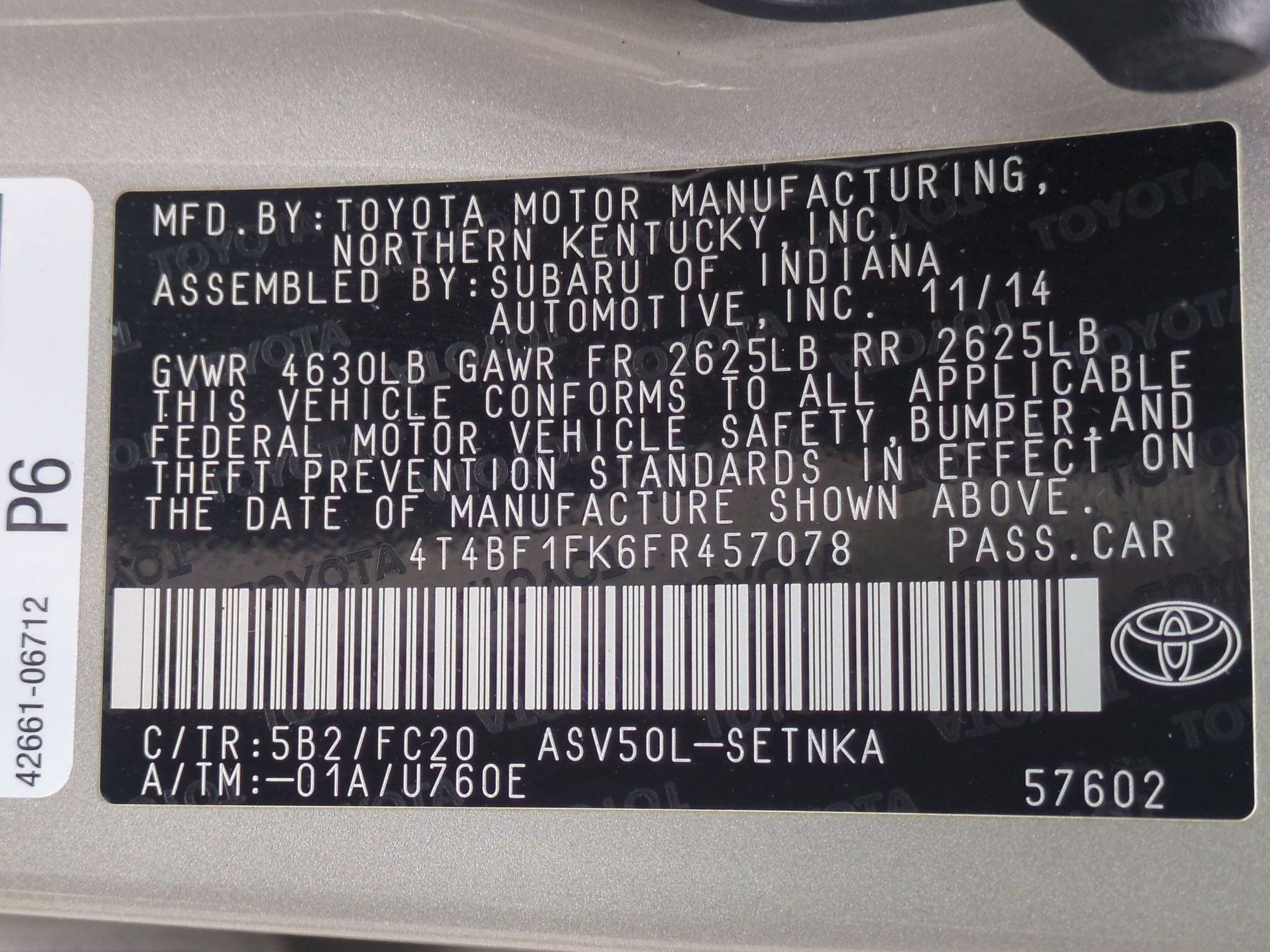 Used 2015 Toyota Camry LE FWD image 28