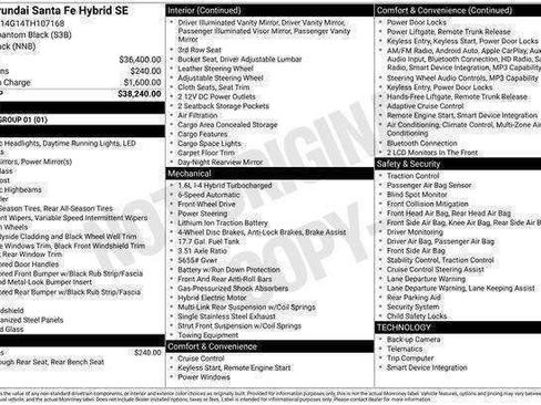 New 2026 Hyundai Santa Fe SE FWD image 18