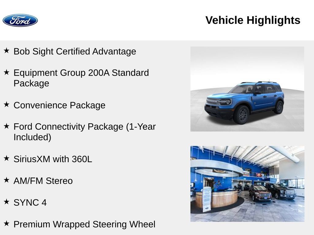 New 2026 Ford Bronco Sport Big Bend w/ Convenience Package AWD/4WD image 2