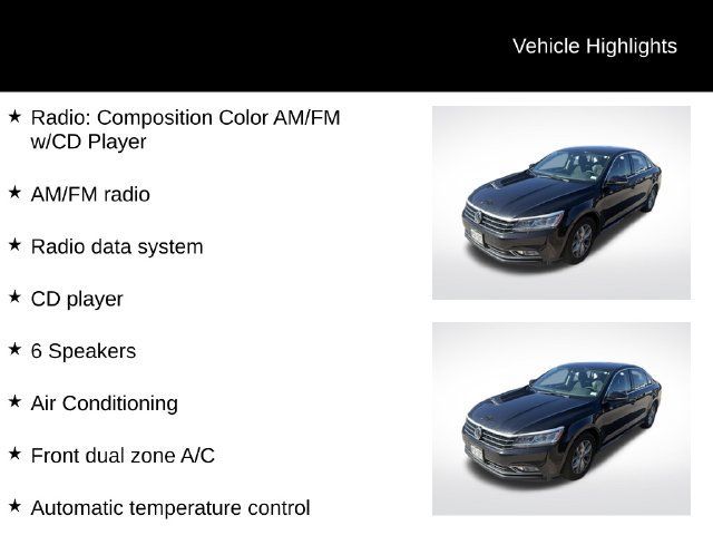 Used 2016 Volkswagen Passat 1.8T S w/ Lighting Package (P06) FWD image 8