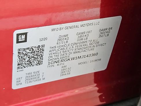 Used 2021 Chevrolet Traverse LT image 10