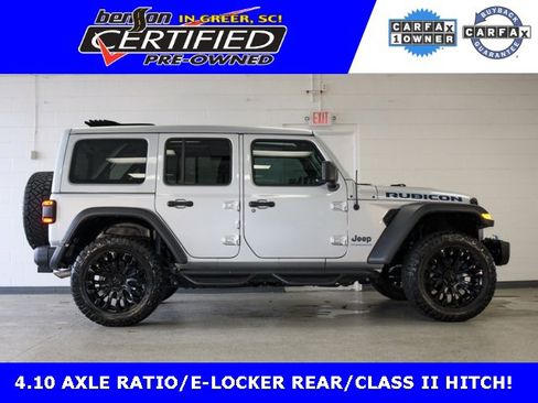 Certified 2023 Jeep Wrangler Unlimited Rubicon 4xe w/ Steel Bumper Group image 1