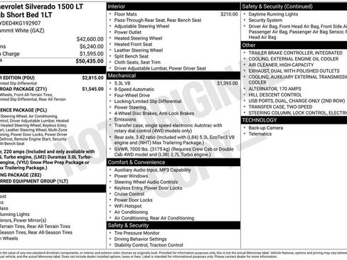 Used 2019 Chevrolet Silverado 1500 LT w/ All-Star Edition image 8