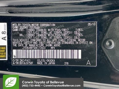 Used 2013 Toyota FJ Cruiser 4WD w/ Convenience Pkg image 23