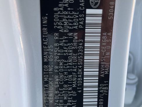 Used 2025 Toyota Camry XLE image 80