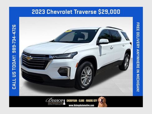 Used 2023 Chevrolet Traverse LT w/ LPO, Floor Liner Package AWD/4WD image 1