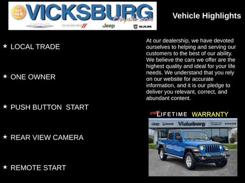 Used 2020 Jeep Gladiator Sport w/ Quick Order Package 24S image 19