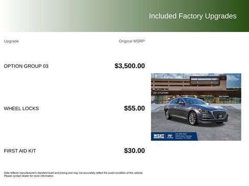 Used 2015 Hyundai Genesis 3.8 w/ Option Group 03 image 9