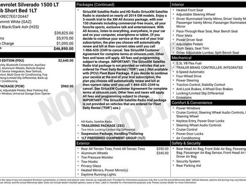 Used 2014 Chevrolet Silverado 1500 LT w/ All Star Edition AWD/4WD image 38