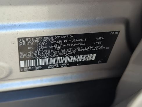 Used 2023 Toyota Venza LE AWD/4WD image 25