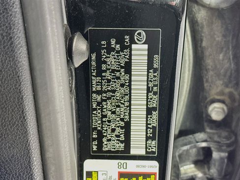 Used 2020 Lexus ES 350 w/ Premium Package FWD image 32