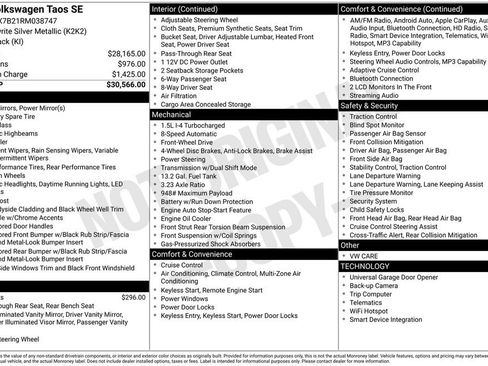 Used 2024 Volkswagen Taos SE FWD image 5