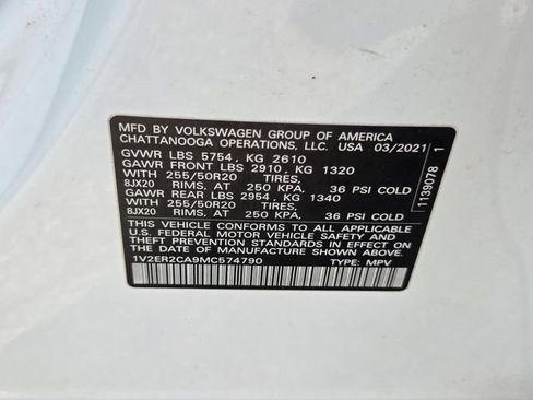 Used 2021 Volkswagen Atlas SEL FWD image 26