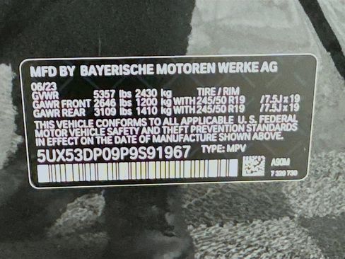 Certified 2023 BMW X3 xDrive30i w/ M Sport Package image 33