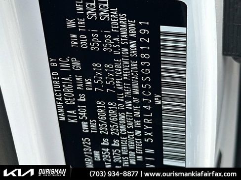 New 2025 Kia Sorento S w/ Panoramic Sunroof Package image 30