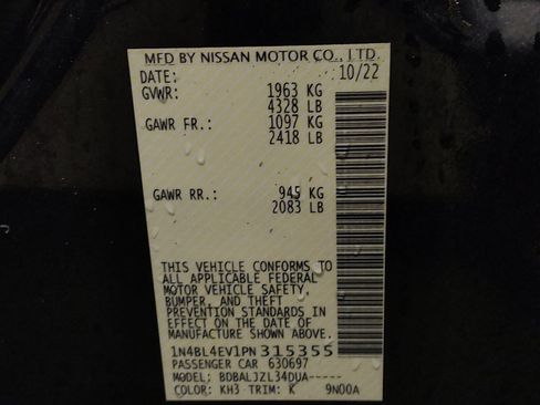 Used 2023 Nissan Altima 2.5 SL FWD image 33