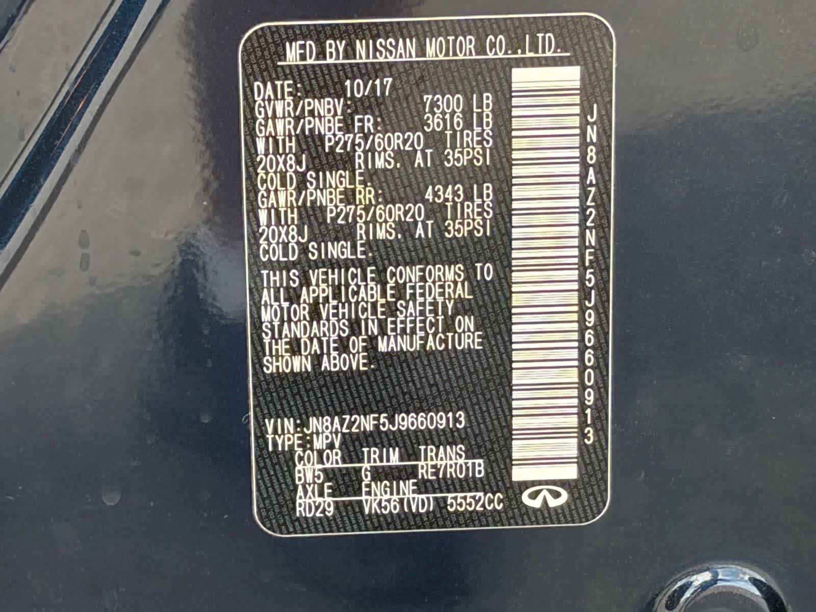 Used 2018 INFINITI QX80 2WD image 38