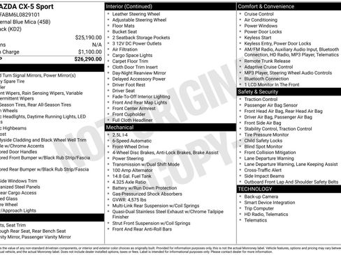 Used 2020 MAZDA CX-5 Sport FWD image 41