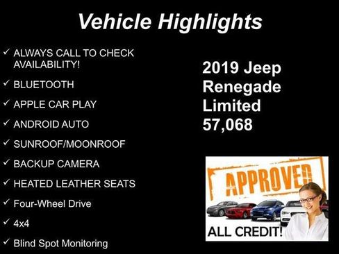 Used 2019 Jeep Renegade Limited w/ LED Lighting Group AWD/4WD image 10
