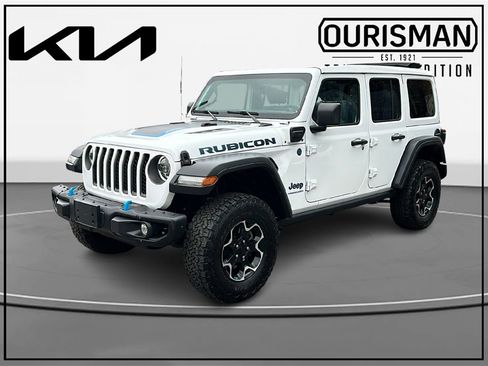 Used 2023 Jeep Wrangler Unlimited Rubicon 4xe w/ Steel Bumper Group image 2