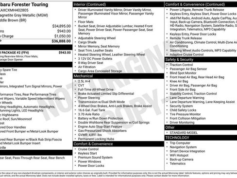 Used 2021 Subaru Forester Touring w/ Popular Package #2 image 33