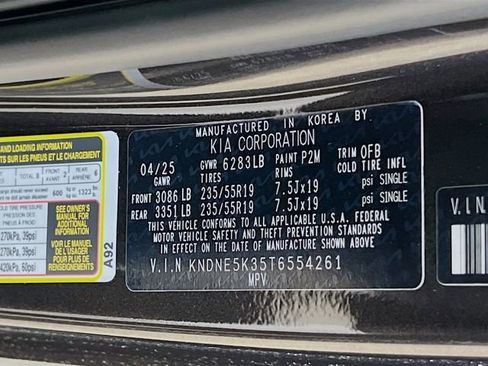 New 2026 Kia Carnival SX Prestige image 35