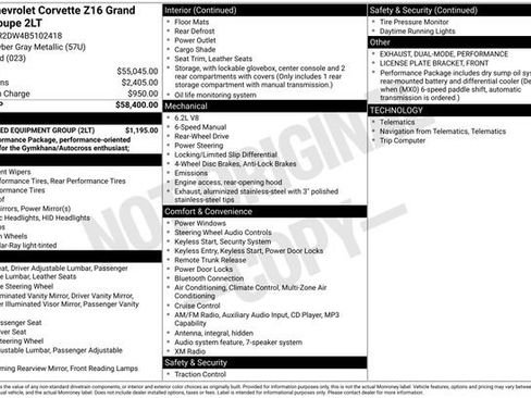 Used 2011 Chevrolet Corvette Grand Sport w/ Preferred Equipment Group RWD image 31