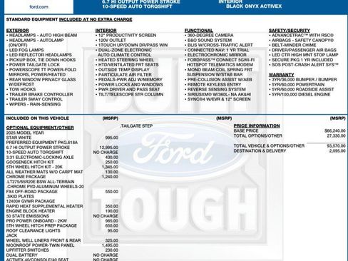 Used 2025 Ford F350 Lariat w/ Lariat Ultimate Package AWD/4WD image 10