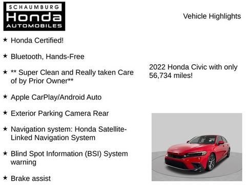 Used 2022 Honda Civic Touring image 14