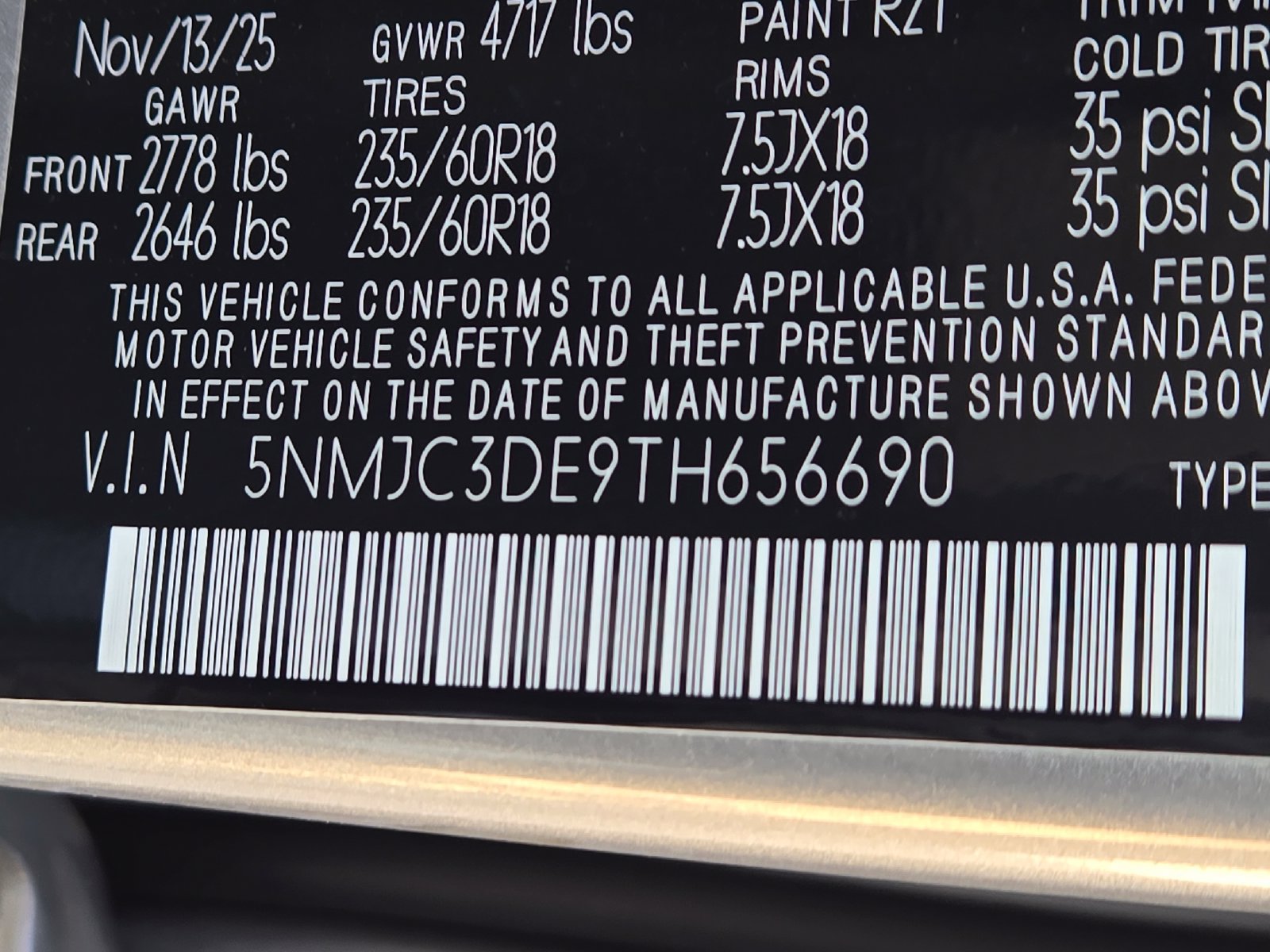 Certified 2026 Hyundai Tucson SEL FWD image 24