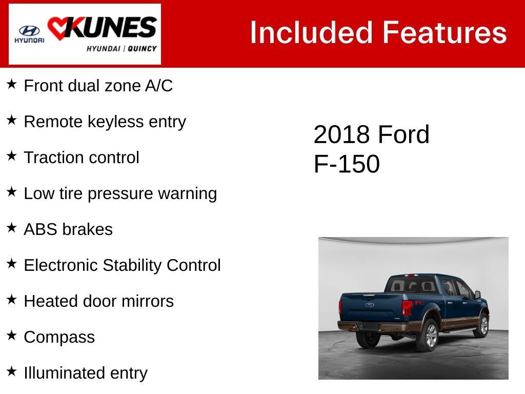 Used 2018 Ford F150 Lariat w/ Equipment Group 501A Mid AWD/4WD image 2
