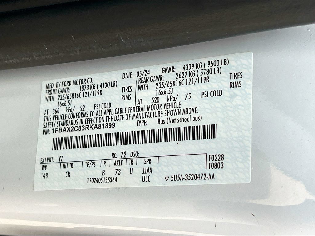 Used 2024 Ford Transit 350 XLT RWD image 31